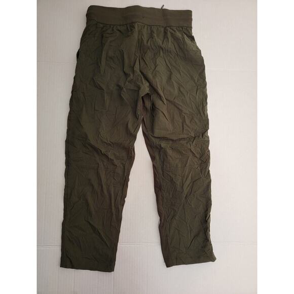 Lululemon Beyond the Studio Pants Womens SZ 8 Green Drawstring 25" Athletic - Picture 9 of 12